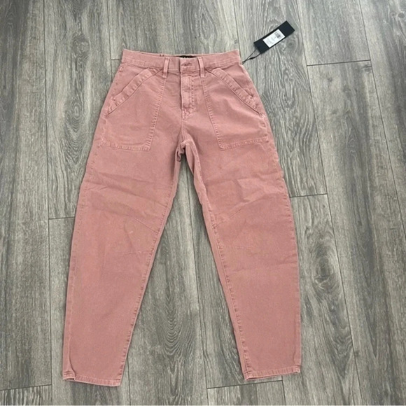 Veronica Beard Jean
Charlie Barrel Pants with Patch Pockets - Picture 3 of 10